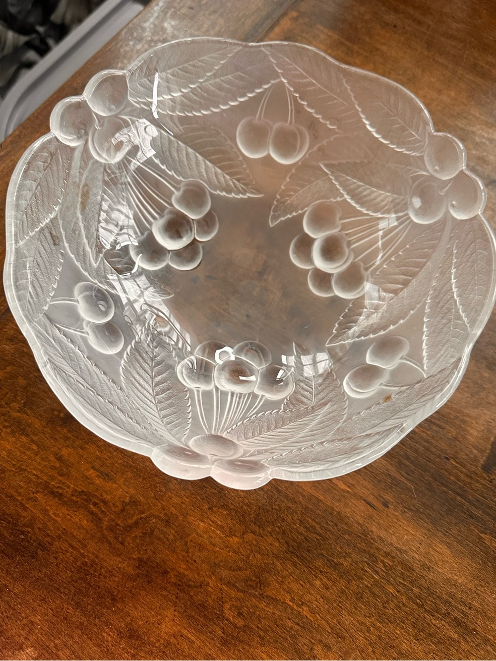 Vintage Mikasa Bountiful Cherries 9-inch hostess bowl
